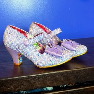 Irregular Choice lavender mermaid heels